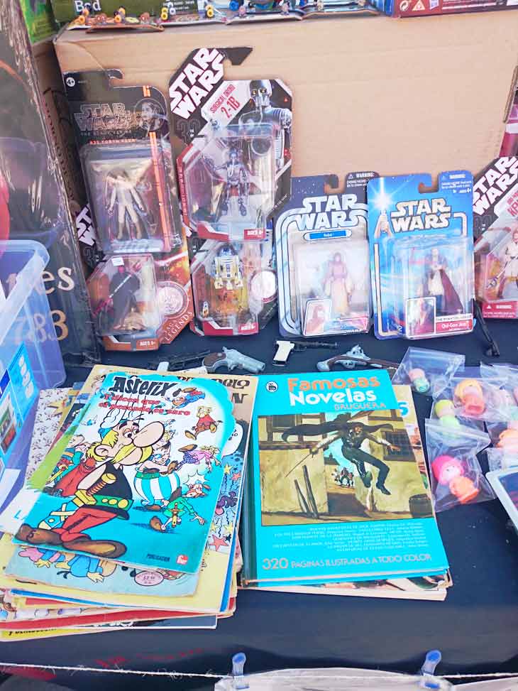 Juguetes Star Wars y comics